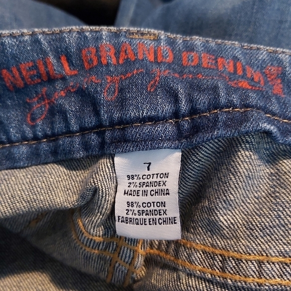 📣2/40$📣 O'NEILL women's jeans size 7  sight flare low raise Y2K - Picture 8 of 8